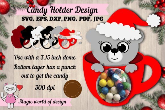 3d Christmas Candy Dome Bear Review