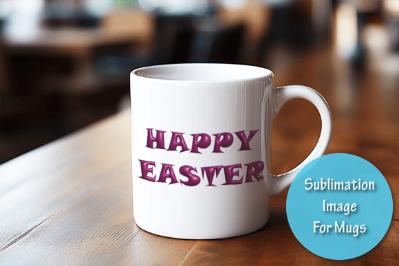 3D Happy Easter Sublimation Image Graphics and Illustrations