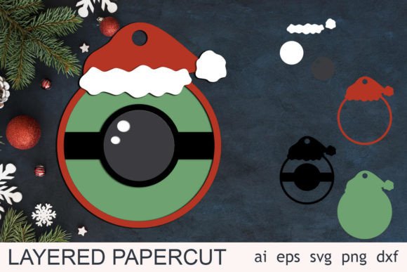 3d Santa Cam, Christmas Decoration Svg Laser Cutting Winter Amp