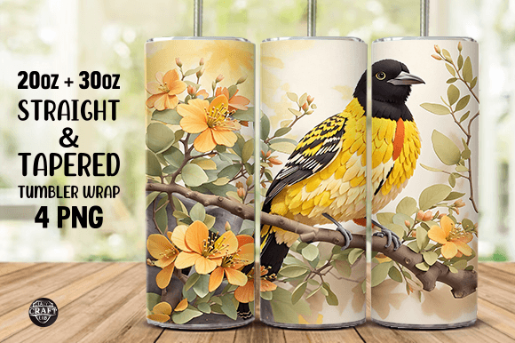 3D Tumbler Wrap Watercolor Black Headed: A Graphic Designer’s Review
