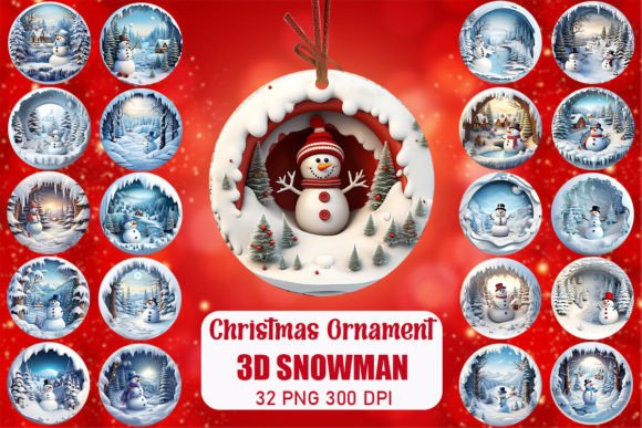 Beautiful 3D Snowman Christmas Ornament Review for Real Projects