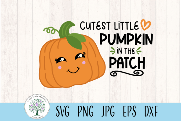 Cutest Little Pumpkin in the Patch: A Kawaii Graphic for Creative Publishing