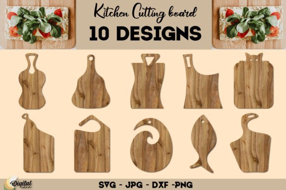 Graphics for Crafts: Laser Cut 3D Kitchen Cutting Board Design Asset Review