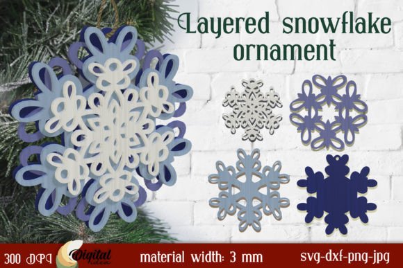 Layered Snowflake Ornaments Laser Cut: Winter Amp Asset Review