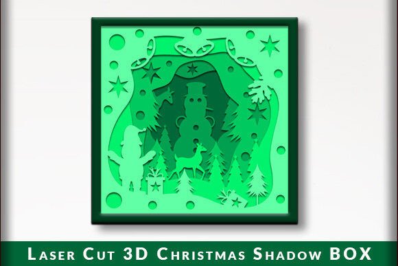 Review: Laser Cut 3D Christmas Shadow BOX
