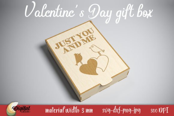 Valentine S Day Laser Cutting 3D Gift Box