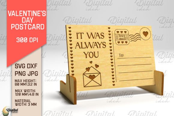 Valentine’s Day Postcard 3D Laser Cut Design Review