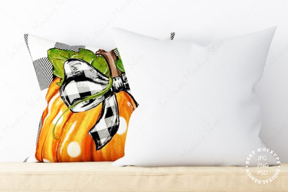 White Square Mockup Pillow Mockup: Graphics for Pillows Amp