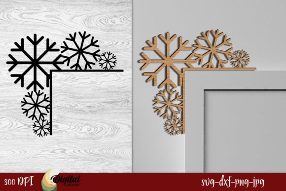 Wooden Decorations SVG: A Festive Laser Cutting Asset for Winter Amp Projects