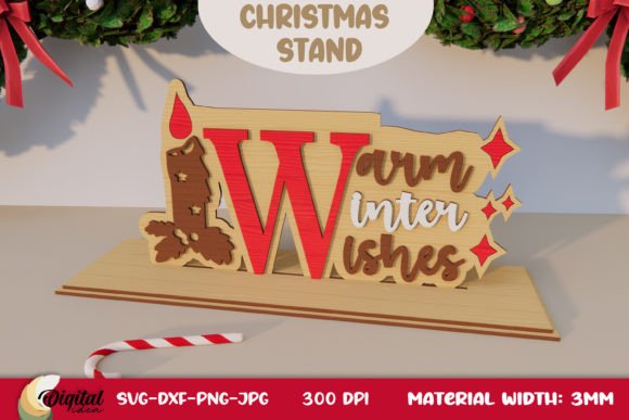 XMas Decor 3D Christmas Stand – Laser Cutting for Winter Amp Projects
